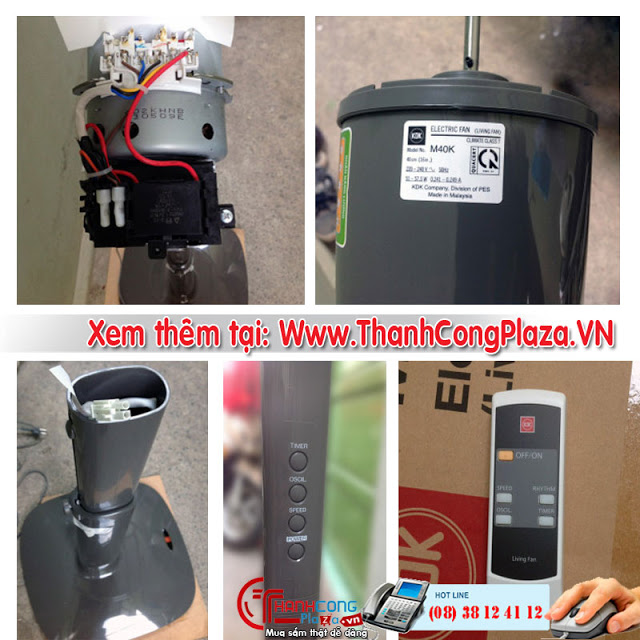 Đánh giá Quạt đứng KDK M40K màu xám ghi